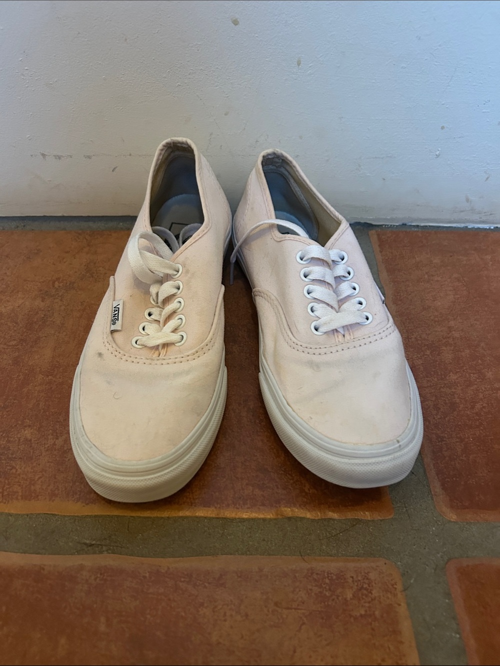 Women’s Vans Canvas Shoes in Light Pink
